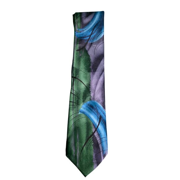 J. Garcia Riptide Collection Necktie Fifty-eight Abstract Design NWT - Picture 1 of 4